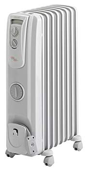 【中古】DeLonghi オイル・ラジエターヒーター L字型フラットフィン8枚 【トップハンガー(TH-300R)付(同送)】 R790812TFS 【3~8畳用】 2mvetro