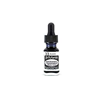 【中古】Dr. Ph. Martin's Synchromatic Transparent Water Color 0.5 oz Black (33) i8my1cf|スカイマーケットプラス