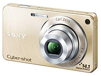 【中古】ソニー SONY デジタルカメラ Cybershot W350 ゴールド DSC-W350/N wyw801m｜スカイマーケットプラス