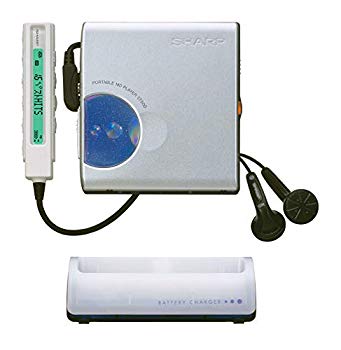 【中古】SHARP MD受話器電気蓄音機 MD-ST500-A 青味 tf8su2k
