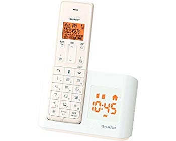 【中古】【人並み外れたに似つかわしい】読みやすい デジタルコードレス電話 親機のみ 1.9GHz DECT判定基準遣りかた ヴァニラ白いこと JD-BC1CL-W rdzdsi3