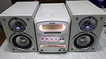 【中古】Victor 優勝者 JVC UX-QX1-W パール白いこと マイクロ構成成分MD取り合わせ （CD/MD/カセットコンポ）（本体CA-UXQX1-Wと金棒引きSP d2ldlup