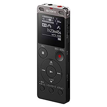 【中古】【非常に良い】ソニー ステレオICレコーダー FMチューナー付 8GB ブラック ICD-UX565F/B w17b8b5｜スカイマーケットプラス