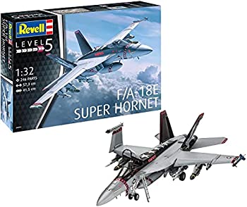 【中古】【非常に良い】ドイツレベル 1/32 アメリカ海軍 F/A-18E スーパーホーネット プラモデル 04994|スカイマーケットプラス