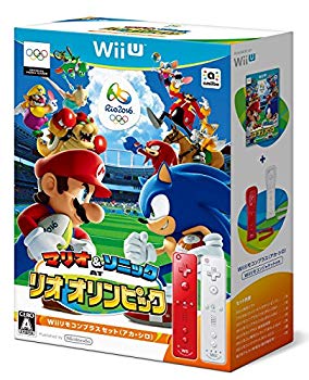【中古】マリオ&ソニック AT リオオリンピック Wiiリモコンプラスセット(アカ・シロ) - Wii U 2zzhgl6｜スカイマーケットプラス