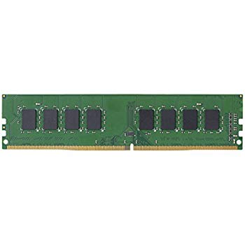 【中古】エレコム DDR4-2400/288pin PC4-19200/8GB/DT用 dwos6rj