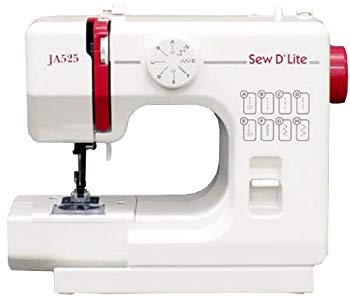 【中古】JANOME コンパクト電動ミシン 【sew D`Lite】 JA525 6g7v4d0