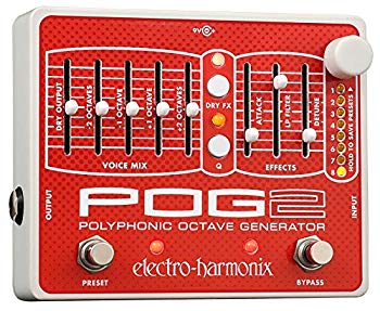 【中古】electro-harmonix エレクトロハーモニクス エフェクター ポリフォニックオクターブジェネレーター POG2 【国内正規品】 2mvetro