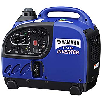 【中古】ヤマハ 防音型 インバータ発電機 EF9HiS 0.9kVA [50Hz/60Hz] 直流12V-8A付 充電コード標準装備 wyw801m