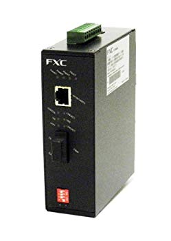 【中古】FXC 実業用媒体変換器(SC、SMF-10Km) 黒いこと khxv5rg