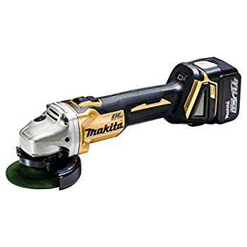 【中古】マキタ(Makita) 充電式ディスクグラインダ14.4V 100mm ゴールド GA403DSP1 qqffhab|スカイマーケットプラス
