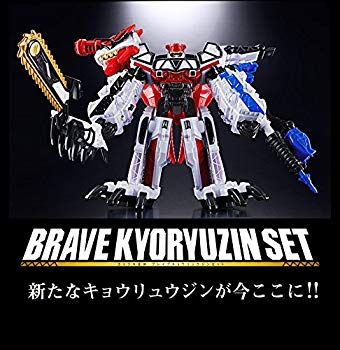 【中古】獣電中隊キョウリュウジャーブレイブ カミツキ雑ぜ合わせる ブレイブキョウリュウジンセット n5ksbvb