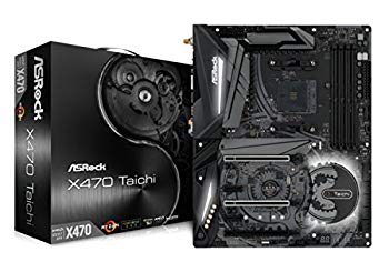 【中古】ASRock AMD X470心付け書き割り積み上げる ATX母ちゃんゲーム盤 X470 TAICHI z2zed1b