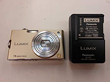 【中古】パナソニック デジタルカメラ ルミックス リュクスゴールド DMC-FX66-N wyw801m|スカイマーケットプラス