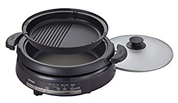 【中古】タイガー グリル鍋 3.5L プレート 2枚 タイプ 深鍋 焼肉 プレート 蓋 付き CQE-B200-TH w17b8b5｜スカイマーケットプラス