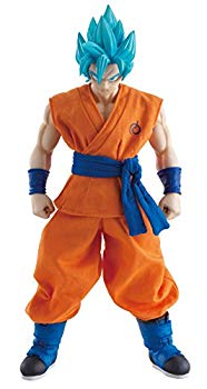 【中古】Dimension of DRAGONBALL SSGSS 孫悟空 約22cm ソフビ・布製 塗装済み可動フィギュア ggw725x