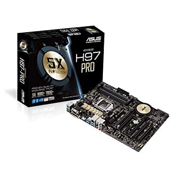 【中古】ASUSTek社製 H97手当て仕かける積み上げる ATX御母さんゲーム盤 H97-PRO 9jupf8b