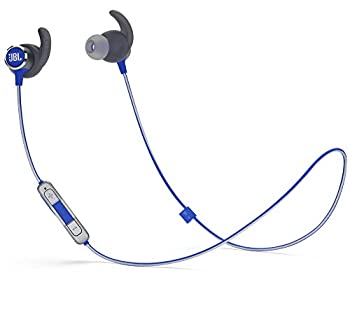 【中古】【非常に良い】JBL REFLECT MINI 2 BT Bluetoothイヤホン IPX5 防滴防汗仕様/通話可能 ブルー JBLREFMINI2BLU