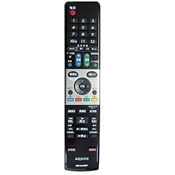 【中古】シャープ[SHARP]シャープ液晶テレビ用リモコン（LC-32DR3 LC-40DR3）【0126380068】 mxn26g8｜スカイマーケットプラス