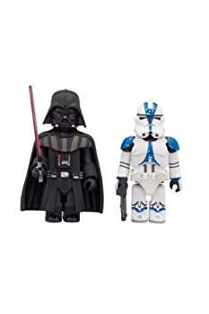 【中古】KUBRICK スター・ウォーズ DARTH VADER & 501st LEGION CLONE TROOPER ABS&PVC 塗装済みアクションフィギュア (2パック)