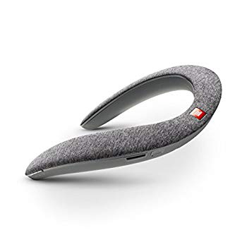 【中古】JBL SoundGear ウェアラブルネックスピーカーBluetooth/apt-X 相応う/31粍径金棒引き4基積み上げる 薄墨色 JBLSOUNDGEARGRY【国内置き目品/製造業者1年保 mxn26g8