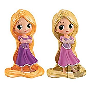 【中古】Q posket Disney Characters -Rapunzel Girlish Charm- ラプンツェル フィギュア 全2種セット（通常カラーVer./特別カラーVer.） mxn26g8