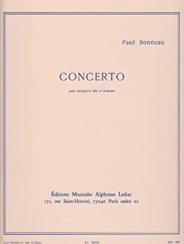 【中古】ボノー : サクソフォン協奏曲 コンチェルト (サクソフォン、ピアノ) ルデュック出版