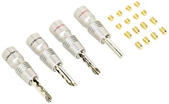 【中古】FURUTECH ADL オーディオグレード バナナプラグ ロジウムメッキ処理 4本1組 FP200B-R 6g7v4d0