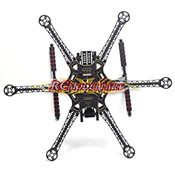 【中古】powerdayR S550 F550アップグレード機体フレームキットPCB&カーボンファイバー製ランディング　ギア ggw725x