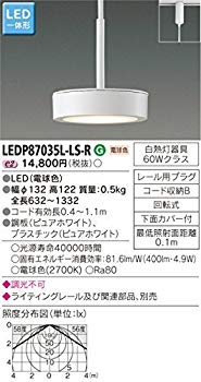 【中古】東芝ライテック LED一からだ付き小っちゃいシャンデリヤ ライティングレール (R) 用 ピュアホワイト w17b8b5