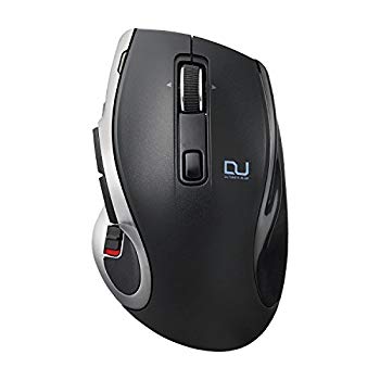 【中古】エレコム マウス ワイヤレス (レシーバー/Bluetooth切替) Lサイズ DUALシリーズ 8ボタン ハードウェアマクロ搭載 高速スクロール Ultimate Blue mxn26g8