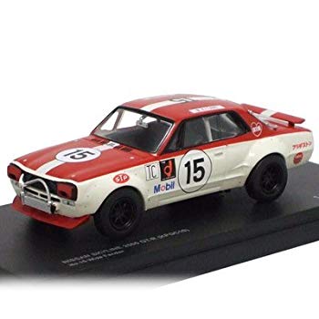 【中古】京商オリジナル 1/43 スカイラインGT-R (KPGC10) RACING#15/レッド 完成品 wyw801m|スカイマーケットプラス