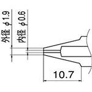 【中古】白光 ノズル 0.6mm N106 khxv5rg|スカイマーケットプラス