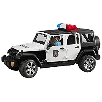 【中古】【非常に良い】bruder(ブルーダー) Jeep パトカー フィギュア付き BR02526 qqffhab