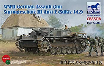 【中古】ブロンコモデル 1/35 ドイツ III号突撃砲 E型 プラモデル CB35118 2zzhgl6