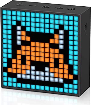 【中古】Divoom Timebox Evo ポータブルBluetoothスピーカー 音楽再生/強化された低音/時計付き/ピクセルアート/多機能使用/ハンズフリー通話/256 RGB LE