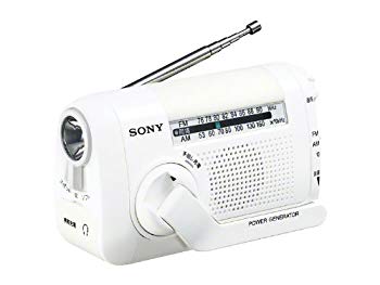 【中古】SONY FM/AMポータブルラジオ ホワイト ICF-B08/W rdzdsi3