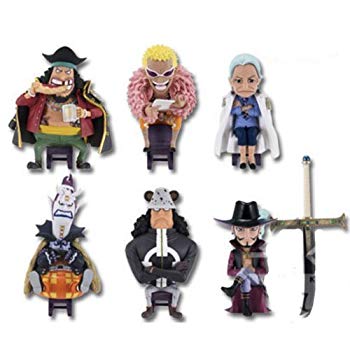 【中古】一番くじ フィギュアセレクション ワンピース 王下七武海 D賞 王下七武海会議招集メンバー 全6種セット 2zzhgl6｜スカイマーケットプラス