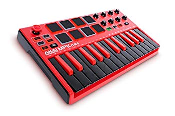 【中古】Akai Professional USB MIDIキーボードコントローラー 8パッド MPK mini MK2 RED w17b8b5|スカイマーケットプラス