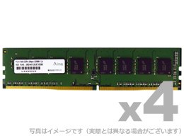 【中古】居住地テック ADS2133D-16G4 DDR4-2133 UDIMM 16GB 4枚組 ggw725x