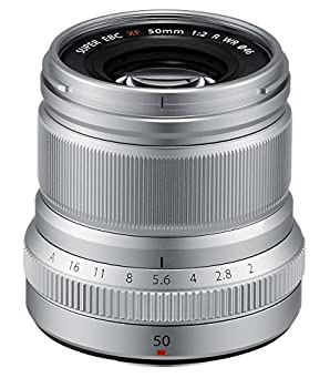 【中古】【非常に良い】FUJIFILM X 交換レンズ フジノン 単焦点 中望遠 コンパクト 50mm F2 防塵防滴耐低温 絞りリング シルバー F XF50MMF2 R WR S｜スカイマーケットプラス