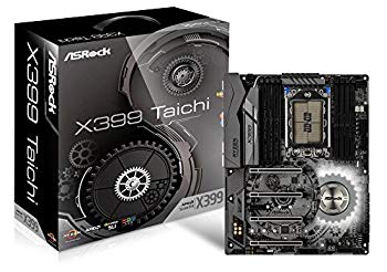 【中古】ASRock AMD Threadripper相応うX399心付け書き割り積み上げる ハイエンドATX母ちゃんゲーム盤 X399 Taichi n5ksbvb