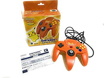 【中古】ピカチュウN64制御装置 オレンジ色 N64 糎3dmju