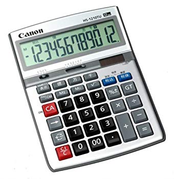【中古】CANON 卓上電卓千万単位シリーズ 12桁 HS-1210TU o7r6kf1