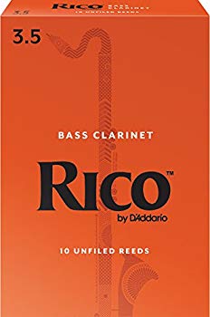【中古】RICO リード バスクラリネット 強度:3.5(10枚入)アンファイルド REA1035 6g7v4d0