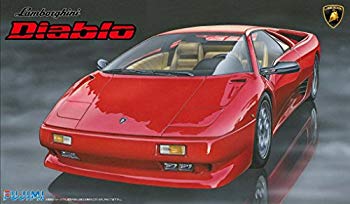 【中古】フジミ模型 1/24 リアルスポーツカーシリーズNo.67 ランボルギーニ ディアブロ/4WD VTブラックスター プラモデル ggw725x｜スカイマーケットプラス