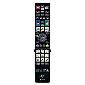 【中古】シャープ 純正ブルーレイディスクレコーダー用リモコン RRMCGB027WJPA【部品番号：0046380250】 dwos6rj