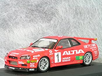 【中古】【非常に良い】エブロ 1/43 R34アルティアスカイラインGT-R 43067 完成品｜スカイマーケットプラス