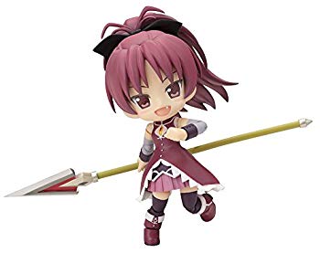 【中古】【非常に良い】コトブキヤ キューポッシュ 魔法少女まどか☆マギカ 佐倉杏子 ノンスケール PVC製 塗装済み可動フィギュア d2ldlup画像