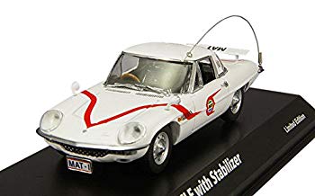 【中古】AMIE 1/43 帰ってきたウルトラマン マットビハイクル スタビライザー装備 完成品 dwos6rj画像